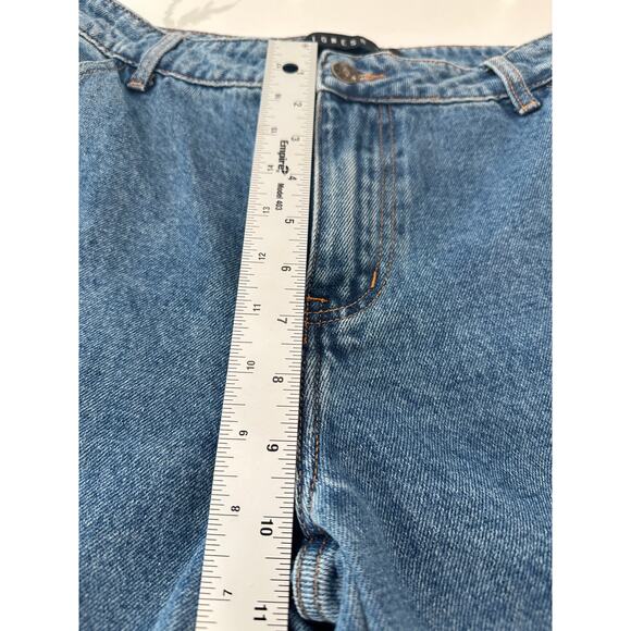 Lioness Wide Leg Seam Detail Medium Wash Blue Jeans Sz Small Australia 28x31 - Picture 10 of 12